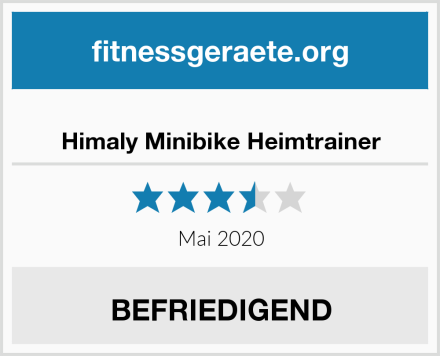  Himaly Minibike Heimtrainer Test