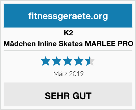K2 Mädchen Inline Skates MARLEE PRO Test