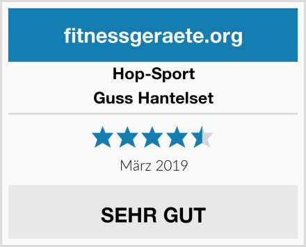 Hop-Sport Guss Hantelset Test
