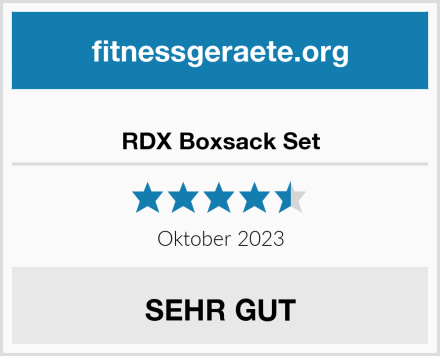  RDX Boxsack Set Test