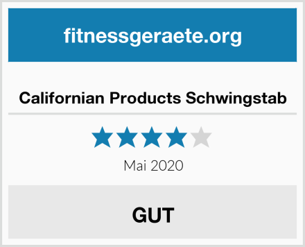  Californian Products Schwingstab Test