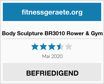  Body Sculpture BR3010 Rower & Gym Test