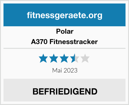 Polar A370 Fitnesstracker Test