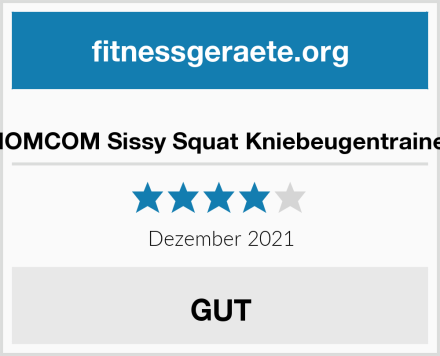  HOMCOM Sissy Squat Kniebeugentrainer Test