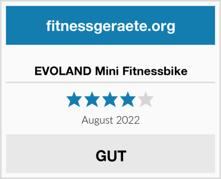  EVOLAND Mini Fitnessbike Test
